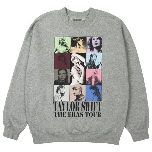 NEW Taylor Swift TTPD Eras Tour II Gray Crewneck Sweatshirt 2024 Official 3XL - Picture 1 of 6